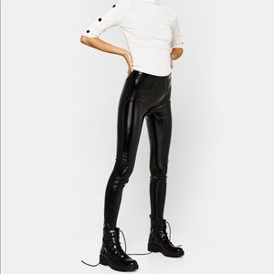 Bershka vinyl leggings Clearance